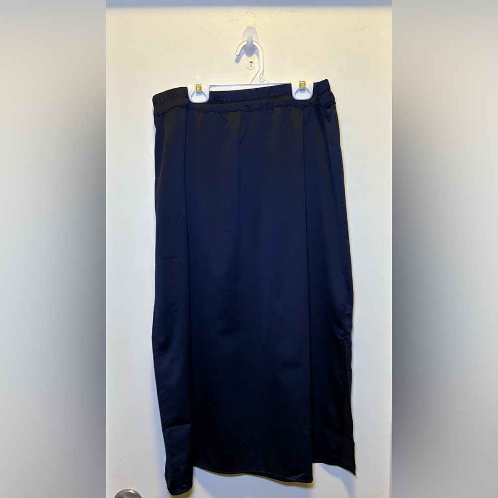 Gap Navy Midi Slip Skirt